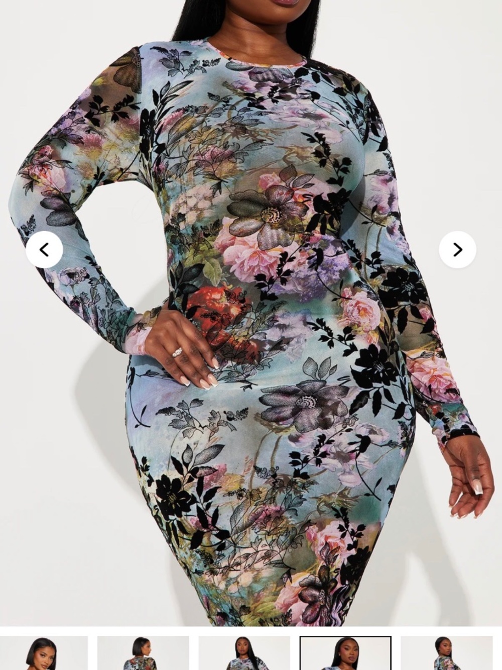Alice Mesh Maxi Dress